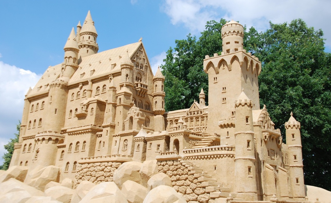 Schloss aus Sand