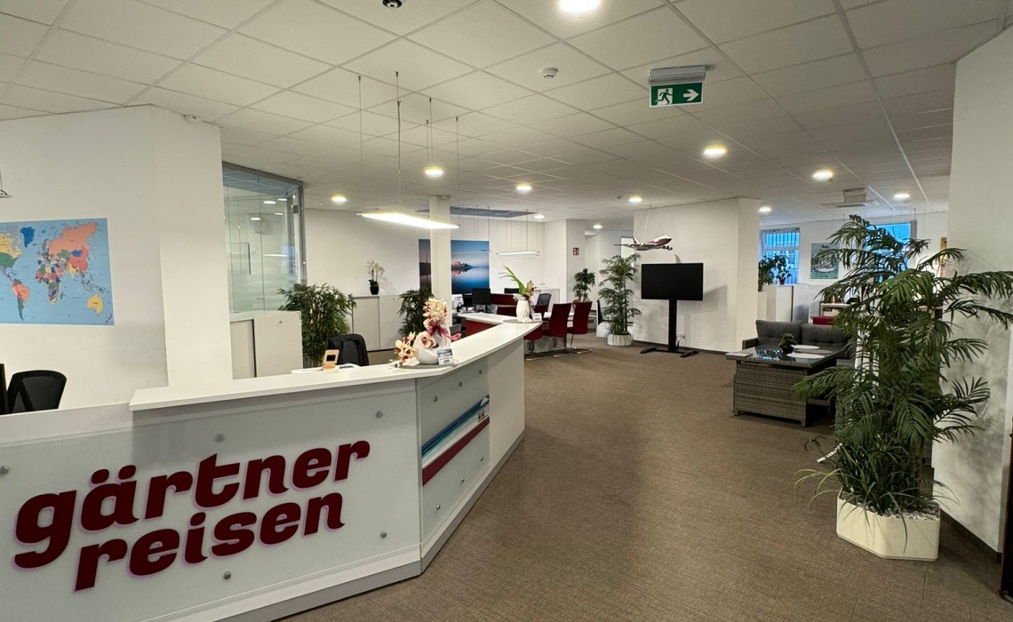 G&auml;rtner Reisen Empfang