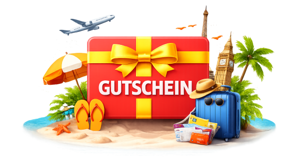 Logo Gutschein mit Urlaubsflair
