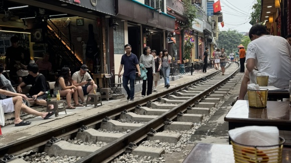 Die ber&uuml;hmte Train Street in Vietnam