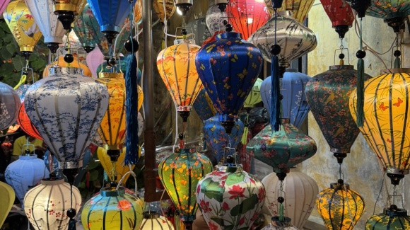 Bunte Laternen 