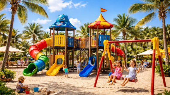 Bungalows mit Spielplatz